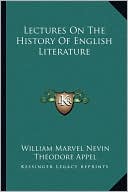 Lectures On The History Of English Literature