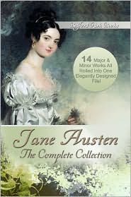 Jane Austen: The Complete Collection (With Active Table of Contents) by Jane Austen: NOOK Book Cover
