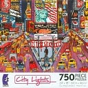 City Lights New York City 750 Piece Puzzle by Ceaco: Product Image