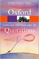 Concise Oxford Dictionary of Quotations