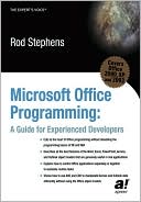 Microsoft Office Programming: A Guide for Experienced Developers