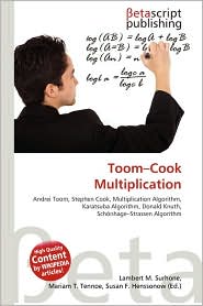 BARNES & NOBLE | Toom-Cook Multiplication by Lambert M. Surhone ...