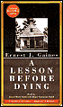 A Lesson before Dying