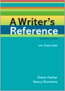 A Writer's Reference with Exercises by Diana Hacker: Book Cover