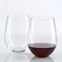 U Cabernet/Merlot Stemless Wine Glasses - Set of 2