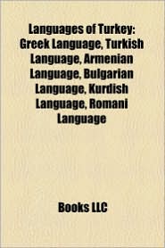 BARNES & NOBLE | Languages of Turkey: Greek Language, Turkish ...