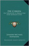 Die Corsen: Ein Trauerspiel In Bersen Und Funf Aufzugen (1769)