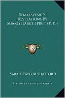 Shakespeare's Revelations By Shakespeare's Spirit (1919)