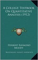 A College Textbook On Quantitative Analysis (1912)