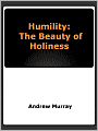 Humility: The Beauty of Holiness