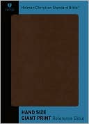 HCSB Hand Size Giant Print Reference Bible (Brown Simulated Leather, Indexed)