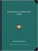 Ein Beitrag Zur Ornamentik (1908)