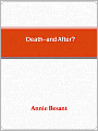 Death--and After?