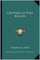 Critique of Pure Reason
