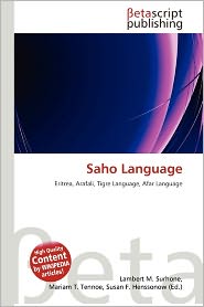 Saho Language | RM.