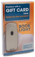 UltraThin 2 LED Silver Book Light Gift Card Gift Pack