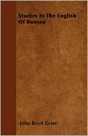 Studies in the English of Bunyan