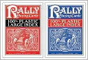 100% Plastic Large Index Rally Playing Cards