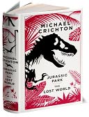 Jurassic Park/The Lost World (Barnes & Noble Leatherbound Classics) by Michael Crichton: Book Cover