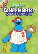 Sesame Street Cookie Monster Sticker Paper Doll