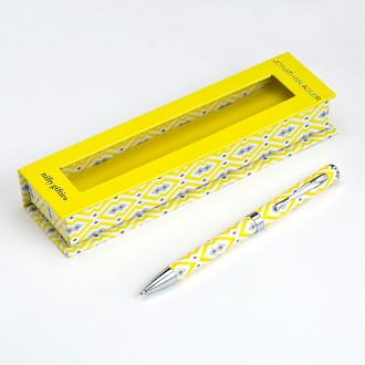 Jonathan Adler Aztec Diamond Print Ink Pen