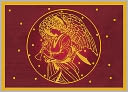 GOLD ANGEL CHRISTMAS BOXED CARD