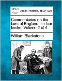 download Commentaries On The Laws Of England book
