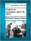 Oration at Lexington, April 19, 1875.