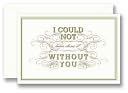 Without Scripted - Thank You Set of 10