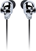 Skull Earbuds in Silver