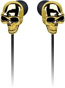 Skull Earbuds in Gold
