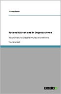 Rationalit T Von Und In Organisationen