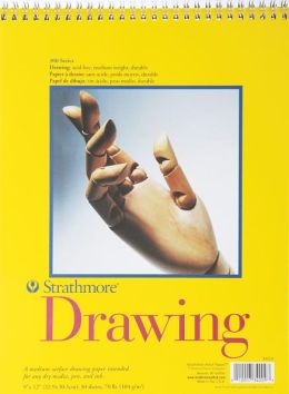 Strathmore Spiral Drawing Paper Pad 9