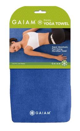 Thirsty Yoga Towel - Dark Blue