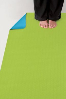 Yoga Mat - Eco Reversible: Peacock