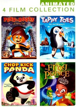Animated 4 Film Collection: Puss in Boots/Tappy Toes/Chop Kick Panda/the Frog Prince