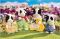 Calico Critters - Fresian Cow Family
