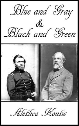 Blue and Gray & Black and Green