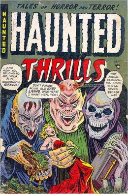 Vintage Horror Comics: Haunted Thrills-- Blood in the Sky