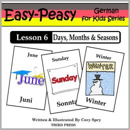 German Lesson 6: Months, Days & Seasons (Learn German Flash Cards)