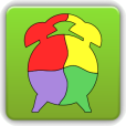 Product Image. Title: Kids Preschool Shape Puzzle (Vocabulary-Building Words Learning Game)