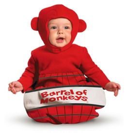 Barrel of Monkeys Infant Costume: Size 0-6 Months