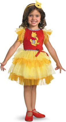 Winnie the Pooh - Frilly Winnie the Pooh Toddler / Child Costume: Small (4/6x)