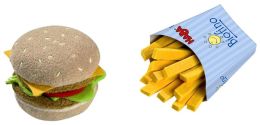 Biofino Hamburger and French fries