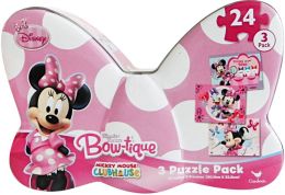Minnie Bowtique 3 Puzzles in a Tin