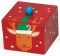 Reindeer Red Pom Pom Music Box 5x5x5