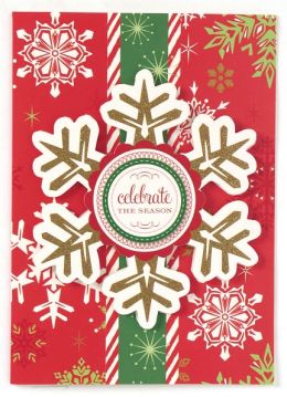 Celebrate The Season Snowflake Christmas Boxed Card