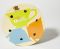 Inside Out Hearts Tea Cup & Saucer Gift Set, 5 oz