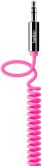 Product Image. Title: Belkin AV10126tt06-PNK MIXIT Coiled AUX 6' Cable Pink