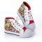 Sesame Street Print Black Canvas High Top Toddler Size 5